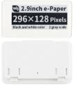 "Дисплей e-Paper Waveshare 2.9"" (NFC, 296x128, черная/белая)"