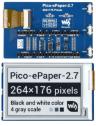 Дисплей Pico e-Paper Waveshare 2.7 (черный/белый, 264?176, SPI)