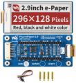 Дисплей Pico e-Paper Waveshare (B) 2.9 (черный/белый, 296?128, SPI)