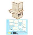 DIY Деревянный STEM Конструктор Робот Поедатель Монет J19 (DIY, дерево, STEM, инженерия)