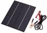 Солнечная панель 12V 5.2W (поликристаллическая, с зажимами для аккумулятора, 12В, 5.2Вт, 210x165x3мм)