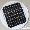 Круглая стеклянная солнечная панель 8.28V 0.1A 2W (D130мм, для осветительных приборов)
