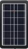 Солнечная панель монокристаллическая 6V 3W (6В/3Вт, стальное стекло, кабель 3м, нестабильное напряжение, не для телефона)