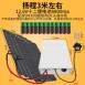 Двойная солнечная панель 5Вт (с аккумулятором, 12 литиевых 12.6В 8800мАч, помпа погружная, водяная трубка 3 м)