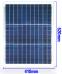 Солнечная панель 18V 30W поликристаллическая (размер 410х520х25 мм)