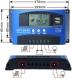 MPPT Солнечный контроллер 40А 12/24В (двойной USB, LCD дисплей, автомат заряд)