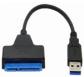 Кабель для внешнего жесткого диска SATA (7+15 пин) - USB 3.0 (2.5 дюйма, 22 пин SSD, UASP)