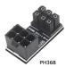 Адаптер ATX 8-pin PH36B (8-pin female - 8-pin male, угловой 180 градусов, для ПК и видеокарт)