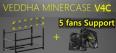 Корпус для майнинга VEDDHA MINERCASE V4C (6 GPU, алюминиевый, 5 вентиляторов, размер 640x350x380 мм)