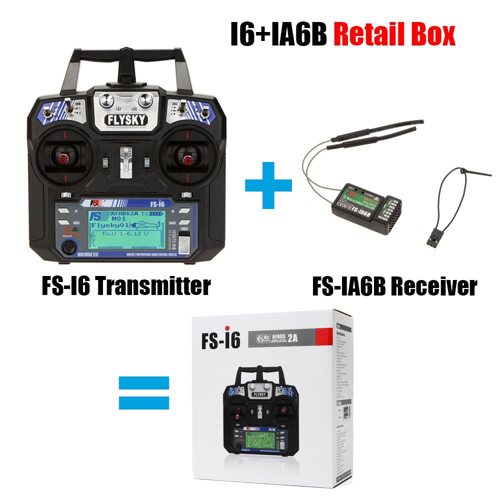 6-канальный  Flysky IA6B  FS I6 2.4G (L)