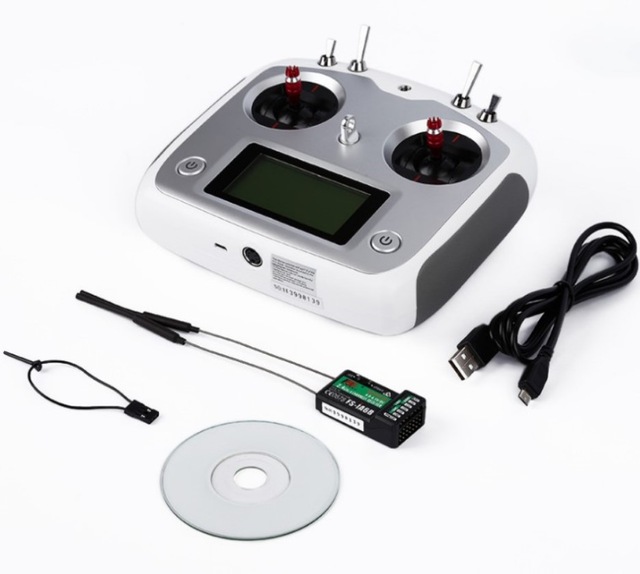 Пульт ДУ FS i6s 2.4G 6ch + приемник iA6B+White