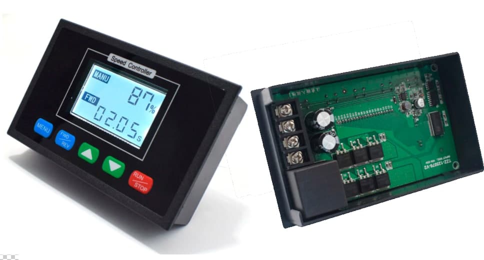 Многофункциональный программируемый регулятор скорости двигателя постоянного тока 12v24v36v48 с ЖК-дисплеем