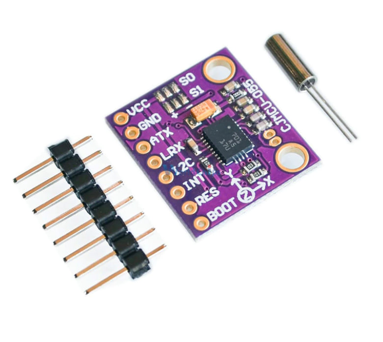 Модуль датчика положения с 14-битным акселерометром интерфейсы I2C UART MCU  9DOF BNO055 умный 9-осевой