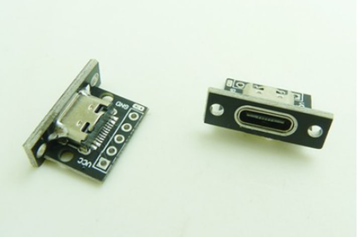 Гнездовой разъем USB 3.1 Type-C для печатной платы (5 контактов)