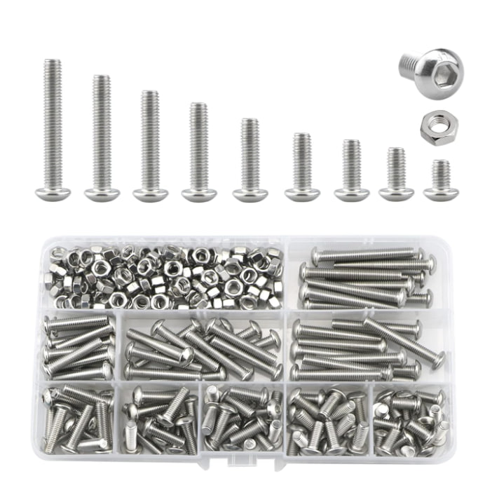 Набор шестигранных болтов M5 разной длины