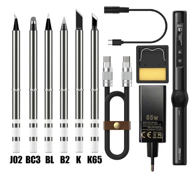 Набор с паяльником Fnirsi HS-01 65Вт