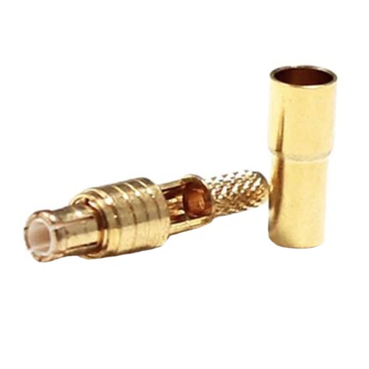 Разъём RF MCX с обжимным штекером для кабелей RG316/RG174/LMR100, папа