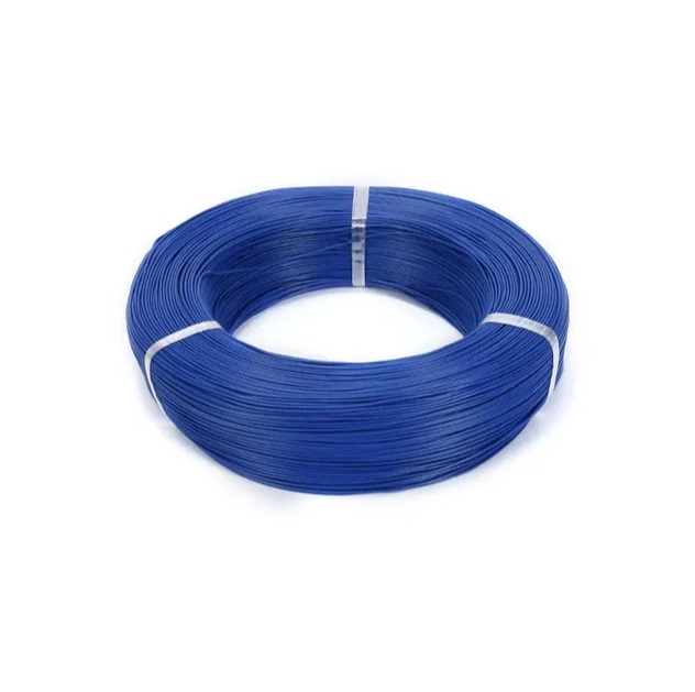 Тефлоновый термостойкий провод, с сечением 0,35 мм, 10 м, синий