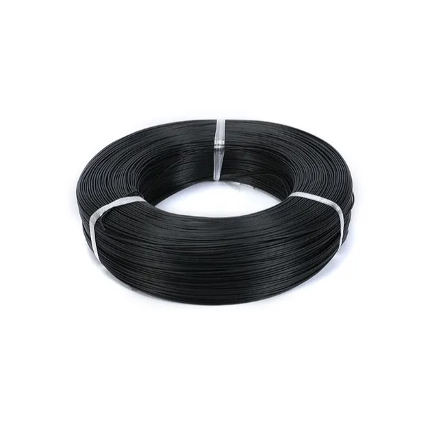 Тефлоновый термостойкий провод, с сечением 0,35 мм, 10 м, черный