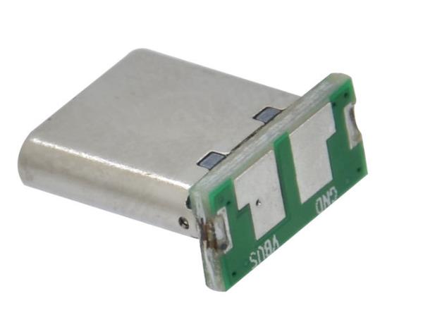 Разъём Type-C на плате, папа