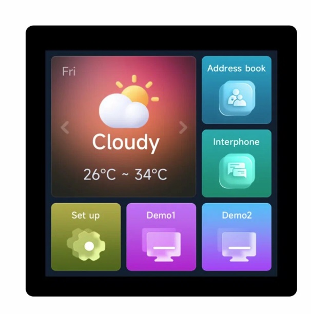 Плата ESP32-S3 с сенсорным LCD дисплеем 4 дюйма