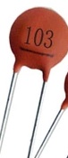 Конденсатор керамический дисковый 103, 0,01мкФ 50В