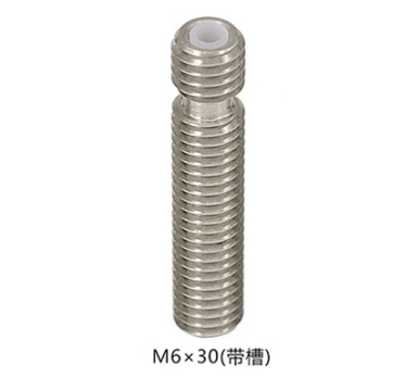 Термобарьер для 3D принтера MK8 с тефлоновой трубкой (M6x30мм, 1.75мм)